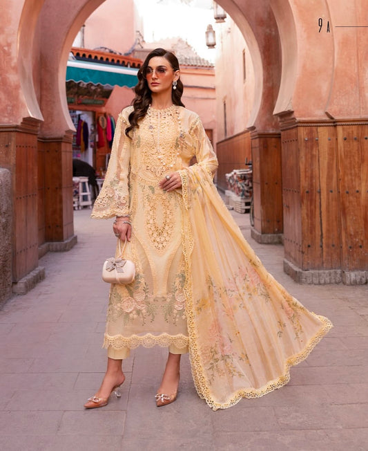 3-PIECE emboidery stitched SUIT