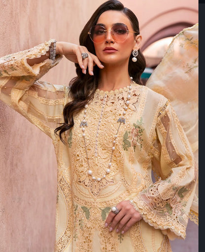 3-PIECE emboidery stitched SUIT