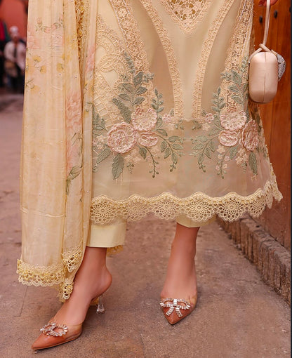 3-PIECE emboidery stitched SUIT